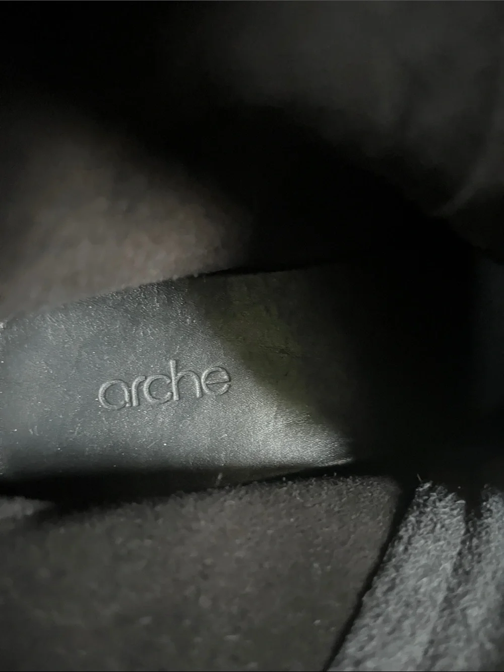 Amazing Arche Lomage Suede Black Ankle Boots 41 9.5
